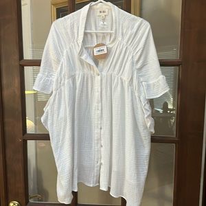 Bibi Gauze Top—NWT!! Large